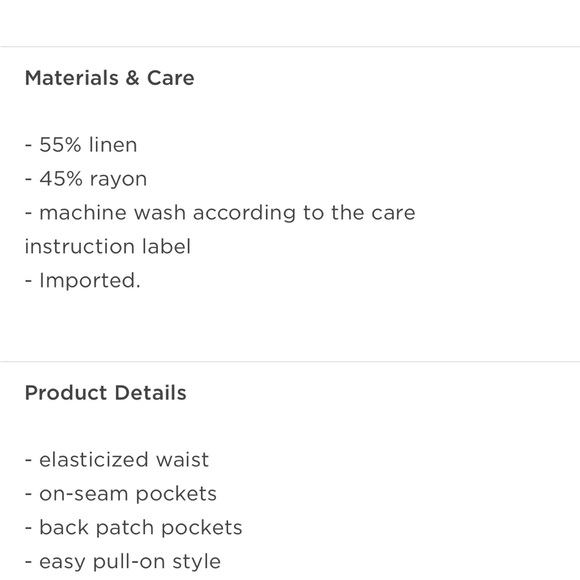 High Waisted Linen Blend Shorts Black & Red - Picture 9 of 9